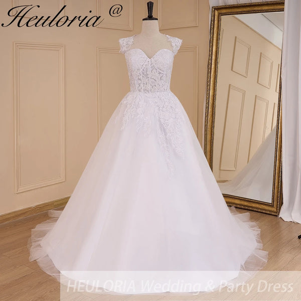 elegant off shoulder wedding dress A line lace applique bridal dress Robe De Mariee Wedding Bride Dress